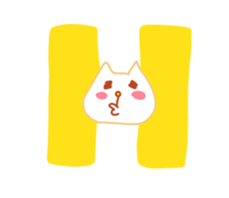 Present Stickers [HACHITA 3 Alphabet] sticker #13888005