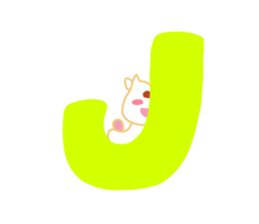 Present Stickers [HACHITA 3 Alphabet] sticker #13888007