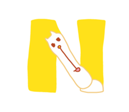 Present Stickers [HACHITA 3 Alphabet] sticker #13888011