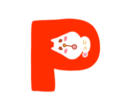 Present Stickers [HACHITA 3 Alphabet] sticker #13888013