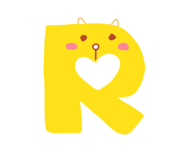 Present Stickers [HACHITA 3 Alphabet] sticker #13888015