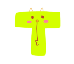 Present Stickers [HACHITA 3 Alphabet] sticker #13888017