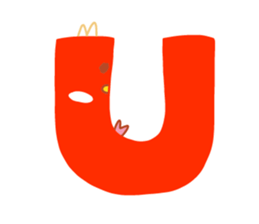 Present Stickers [HACHITA 3 Alphabet] sticker #13888018