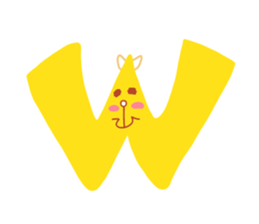 Present Stickers [HACHITA 3 Alphabet] sticker #13888020