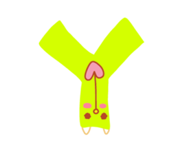 Present Stickers [HACHITA 3 Alphabet] sticker #13888022