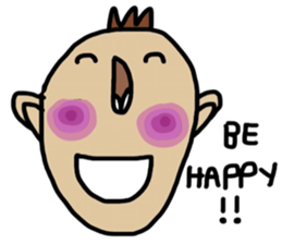 Be Happy. sticker #13888052