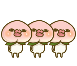 Feeling of peach 5 sticker #13888149