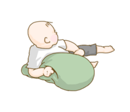 baby sticker of subdued hue. sticker #13888288