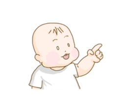 baby sticker of subdued hue. sticker #13888300