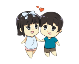 Love chibi sticker #13888574