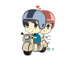 Love chibi sticker #13888576