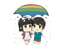 Love chibi sticker #13888582