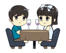 Love chibi sticker #13888583