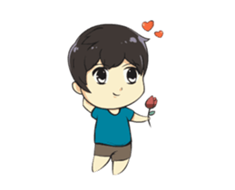 Love chibi sticker #13888586