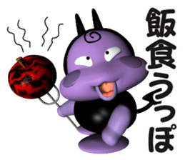 3D PRETTY DEVIL STICKER sticker #13888899