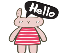 Pinkky G Rabbit sticker #13889582