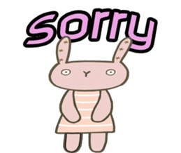 Pinkky G Rabbit sticker #13889604