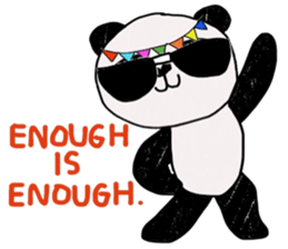 Panda lover in October (Think Earth) sticker #13890463