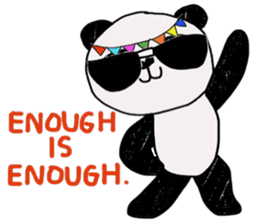 Panda lover in October (Think Earth) sticker #13890463