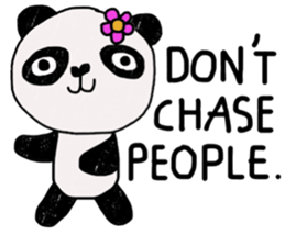 Panda lover in October (Think Earth) sticker #13890464