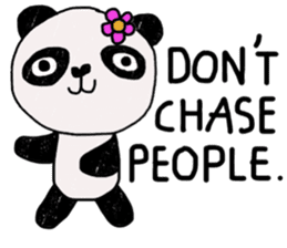 Panda lover in October (Think Earth) sticker #13890464