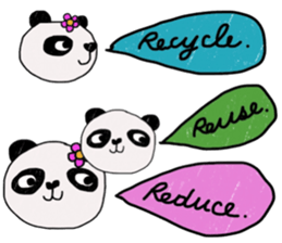 Panda lover in October (Think Earth) sticker #13890469