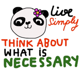 Panda lover in October (Think Earth) sticker #13890470