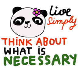 Panda lover in October (Think Earth) sticker #13890470