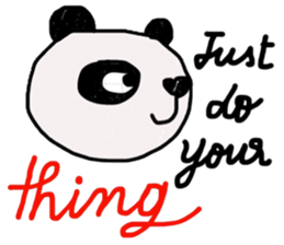 Panda lover in October (Think Earth) sticker #13890472