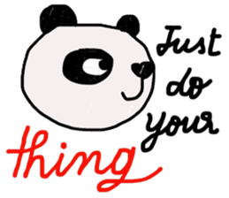 Panda lover in October (Think Earth) sticker #13890472