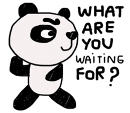 Panda lover in October (Think Earth) sticker #13890473