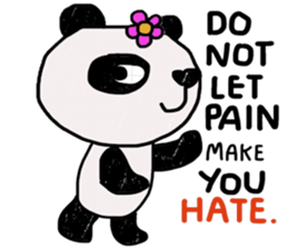 Panda lover in October (Think Earth) sticker #13890475