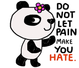 Panda lover in October (Think Earth) sticker #13890475