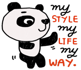 Panda lover in October (Think Earth) sticker #13890478