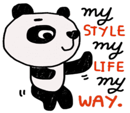 Panda lover in October (Think Earth) sticker #13890478