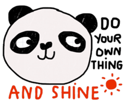 Panda lover in October (Think Earth) sticker #13890482