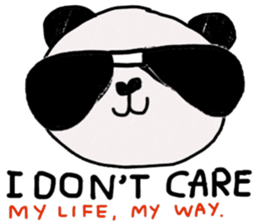 Panda lover in October (Think Earth) sticker #13890486