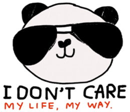 Panda lover in October (Think Earth) sticker #13890486