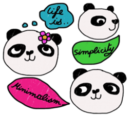 Panda lover in October (Think Earth) sticker #13890493