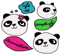 Panda lover in October (Think Earth) sticker #13890493