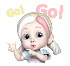 Sugar Baby MERO: 3D animated ver.01 sticker #13890642