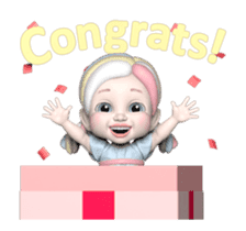 Sugar Baby MERO: 3D animated ver.01 sticker #13890645