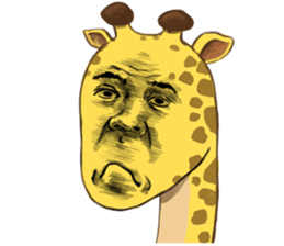 Jook gru Giraffe EN sticker #13890779