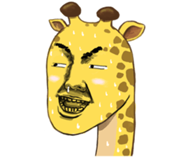 Jook gru Giraffe EN sticker #13890791