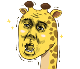 Jook gru Giraffe EN sticker #13890795