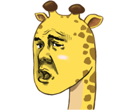 Jook gru Giraffe EN sticker #13890796