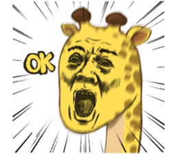 Jook gru Giraffe EN sticker #13890809