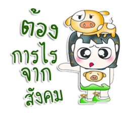 Mr. Norio. Love pig!! ^__^ sticker #13891113