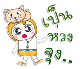 Mr. Hayato. I love cat. ^__^ sticker #13891943