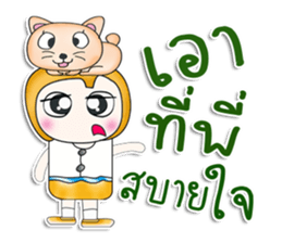 Mr. Hayato. I love cat. ^__^ sticker #13891946